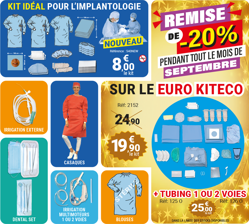 Hygiene Express - Kits stériles pour l'implantologie dentaire